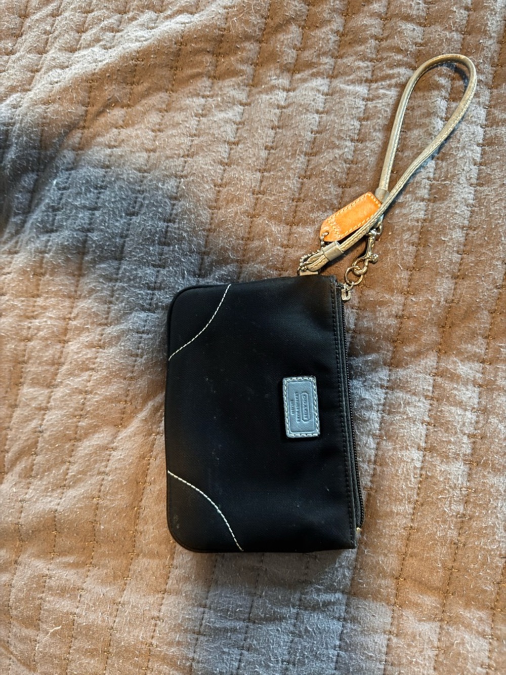 Coach Black Wristlet